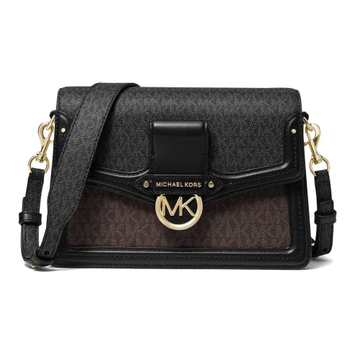 MICHAEL KORS Jessie Artificial Leather Кожа Сумка через плечо Сумка на плечо Женская Коричневый Черный