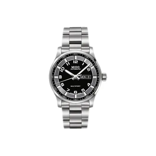 MIDO Автоматический Механический Механизм Мужские Часы Helm 42 мм Черные