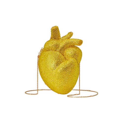 GUCCI Broadway Эмаль Металл Плечо Сумка Женская Желтая