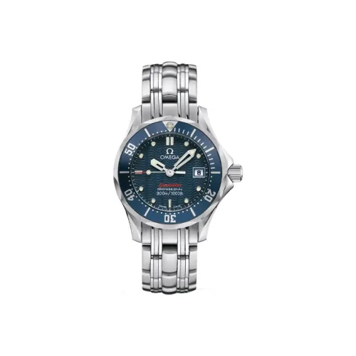 OMEGA Quartz Механизм Женские Seahorse Series 300m Diving Watch Синий