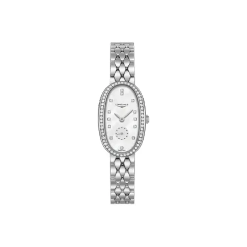 LONGINES Round Dance Collection Кварцевый механизм Женские часы 21,9*34 мм Белый циферблат