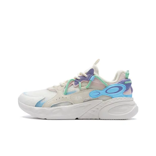 361° Амортизирующий Нескользящий Износостойкий Дышащий и Легкий Низкий Топ Беговые кроссовки Женские SaGo