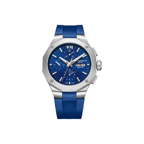 Baume & Mercier Автоматический Механический Механизм Мужские Часы Rivera Series 43 мм Синий