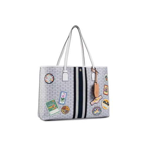 TORY BURCH Gemini Link кожаная сумка-тоут сумка для покупок сумка женская серый