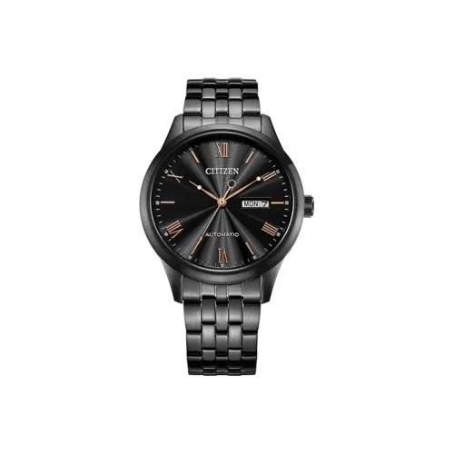 CITIZEN Механический механизм Мужские часы 40mm*11mm Черный