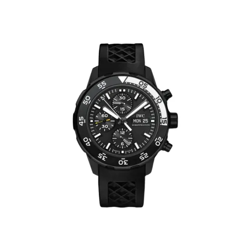 IWC Автоматический Механический Мужской Часы Ocean Time Series 44 мм Черные