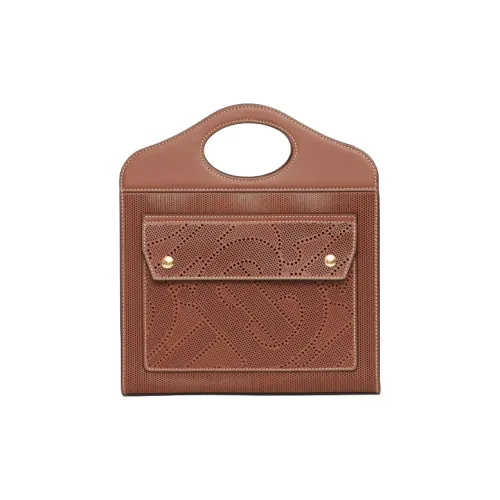 Burberry Кожа Тоут Сумка Сумка для покупок Сумка Сумка через плечо Сумка через плечо Мини Женская Коричневая