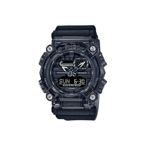 CASIO Liquid Crystal Analog Dual Display Series Seethru Ледяной Tough Collection 2,0 Кварцевый механизм Смола Ремень