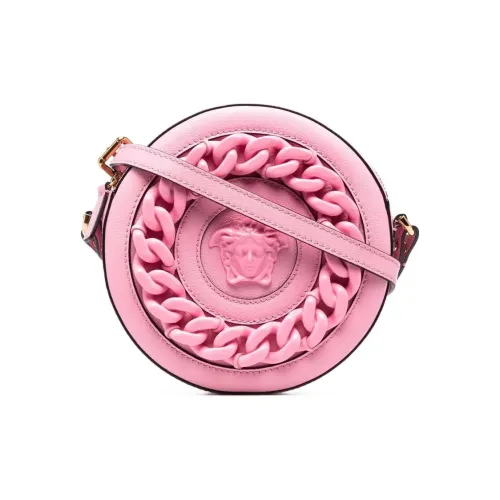 VERSACE La Medusa Телячья кожа Сумка через плечо Женская Розовая