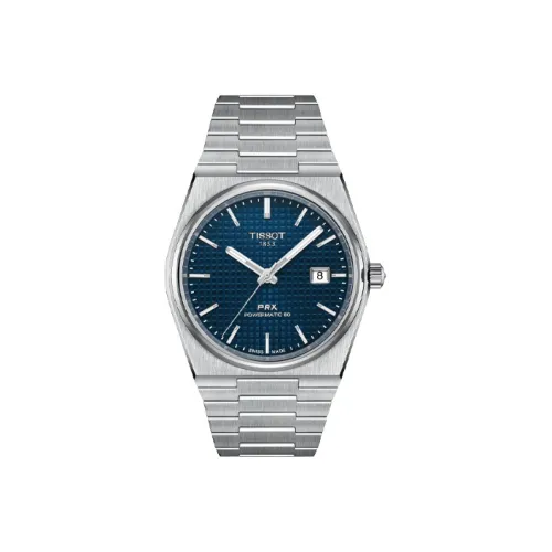 TISSOT Автоматический Механический Механизм Мужские Часы PRX Super Player Series 40 мм Синий