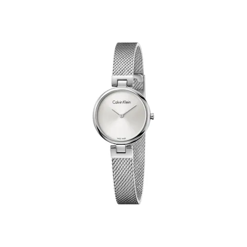 Calvin Klein CK Quartz Pure Collection Женские часы Кварцовый механизм Ремешок из нержавеющей стали Белый циферблат