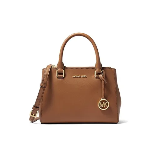 MICHAEL KORS Kellen Saffiano кожа через плечо сумка женская коричневая