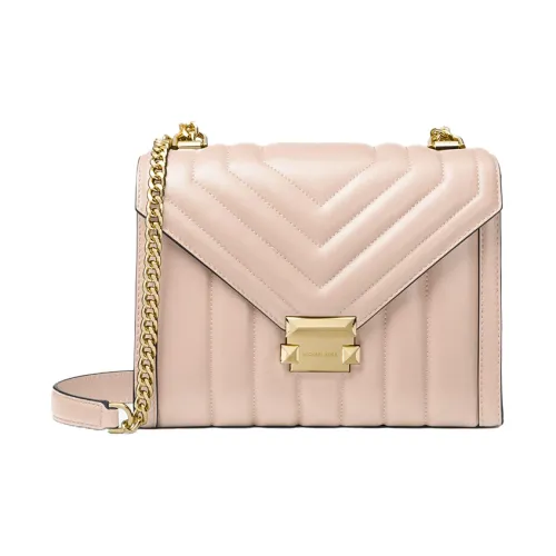 MICHAEL KORS Whitney Sheepskin Конверт Сумка через плечо Сумка на плечо Сумка через плечо Женская Нюдово-розовая