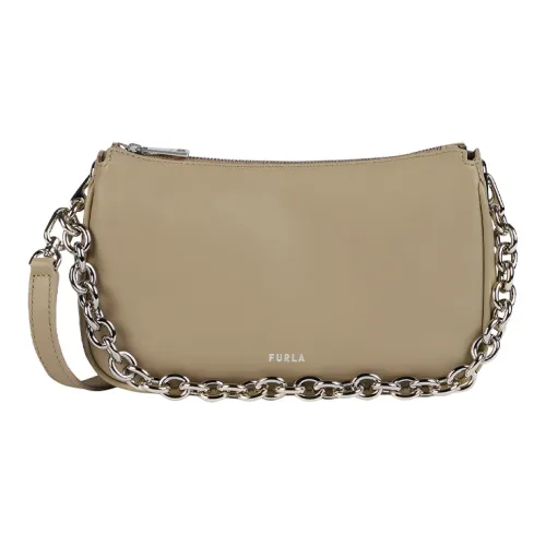 Furla Moon Коровья кожа Сумка через плечо Сумка Женская Серый