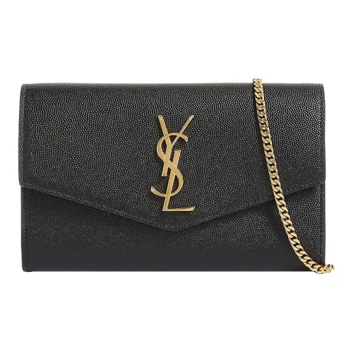 SAINT LAURENT Кожа Плечевая сумка Женская Черная