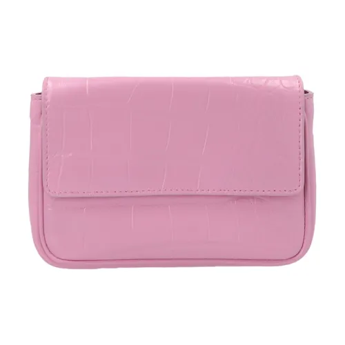 Staud Коровья кожа Сумка через плечо Женская Фиолетовая