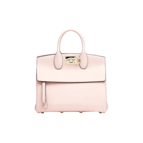 FERRAGAMO Studio Series Коровья кожа Сумка Средний Мужской Цвет вишневого цветка Розовый