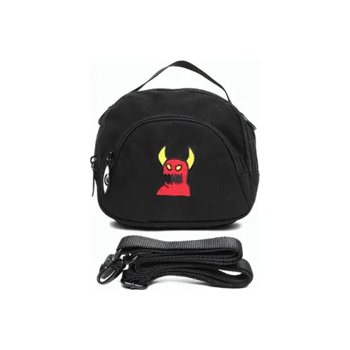 Toy Machine Холст Маленькая Сумка Сумка через плечо Средняя Унисекс Черная