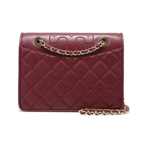 TORY BURCH TB Fleming Кожа Сумка через плечо Средняя Женская Бордовая