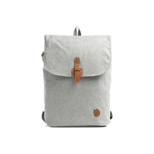 Fjallraven Melton Переработанная шерсть Материал с Натуральная кожа Детали Складная сумка Рюкзак Стандартный Унисекс Гранитно-серый