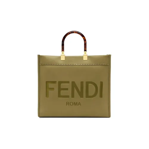FENDI Sunshine Кожа Sunshine Tote Bag Tote Bag Shopping Bag Shoulder Bag Crossbody Bag Medium Women's