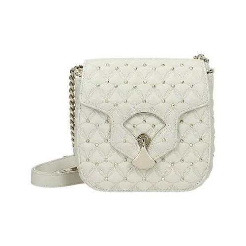 BVLGARI Сумка через плечо из кожи мини женская светлый умбра