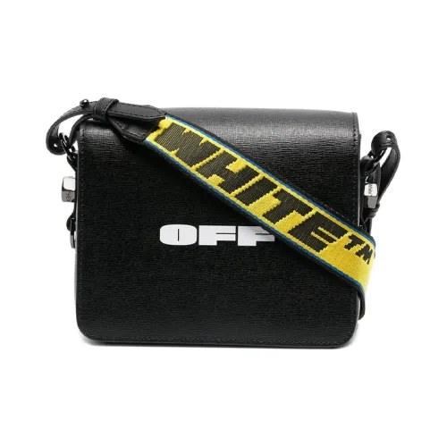 Off Белый Натуральная кожа Полиамид Вискоза Полиэстер Сумка через плечо Унисекс Черный