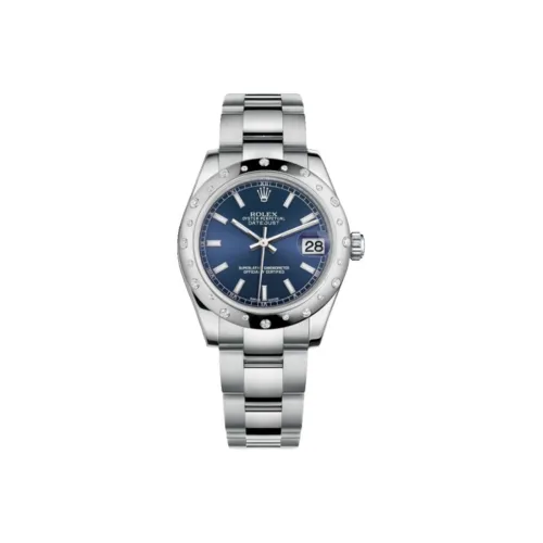 ROLEX Oyster Perpetual Datejust Коллекция Автоматический Механический Механизм Женские Часы Часы 31 мм Синий Циферблат