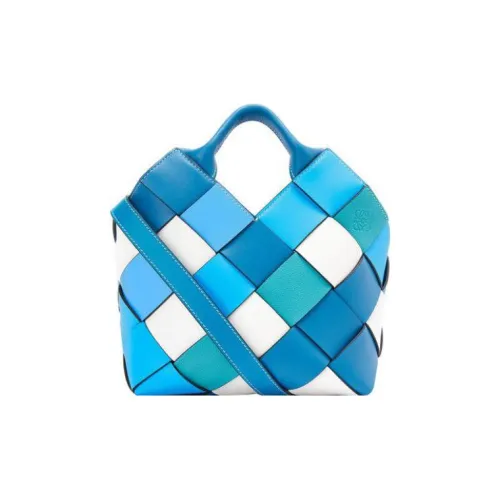 LOEWE Surplus Коровья кожа Сумка Маленькая Женская Синяя