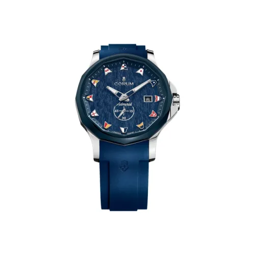 Corum Автоматический Механический Механизм Мужские Часы ADMIRAL Collection 42 мм Черные
