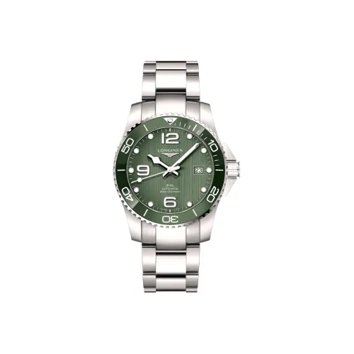 LONGINES Comcast Diving Collection Автоматический Механический Механизм Мужские Часы 41 мм Зеленый Циферблат
