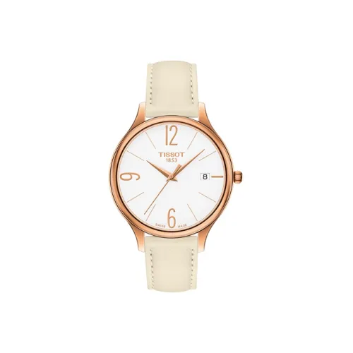 Tissot Quartz Movement Женские Precise Time Series Часы 38 мм Белые