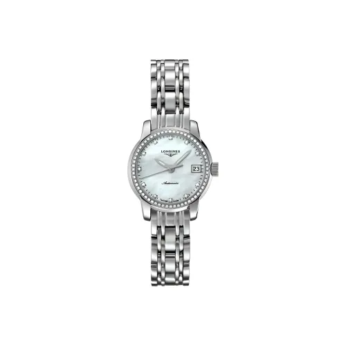 LONGINES Автоматический Механический Movement Женские Часы из коллекции Soimia, 26 мм, Жемчужная раковина, Цвет