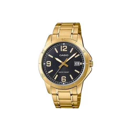 CASIO Standard Series Кварцевый механизм нержавеющая сталь ремешок мужские часы черный циферблат