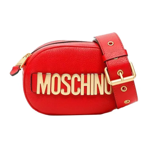 MOSCHINO Сумка через плечо из кожи женская красная