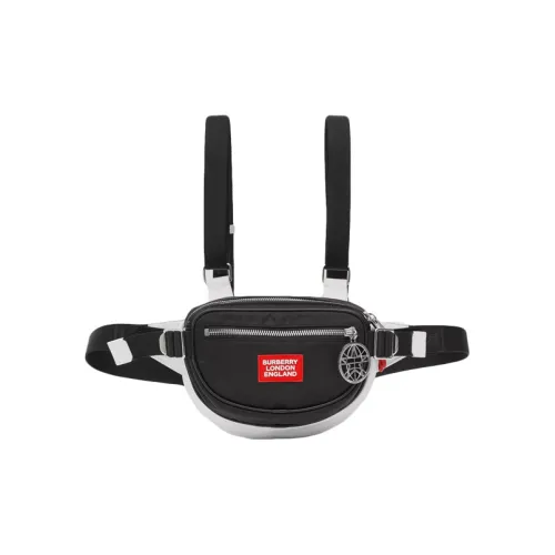Burberry Econyl®Cannon DUAL PURPOSE Рюкзак Бананка Мужской Черный