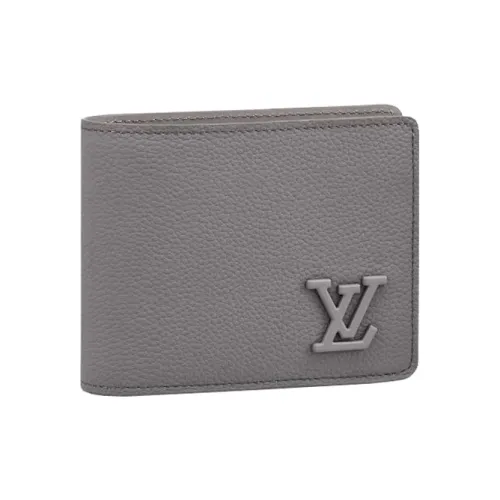 LOUIS VUITTON Кошелек из коровьей кожи мужской серый