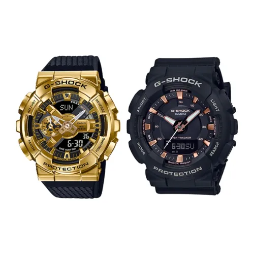 CASIO г Shock Малыш г Коллекция Кварцевый механизм Смола Ремешок Часы Унисекс Золотой циферблат GM 110G 1A9+GMA S130PA 1AER