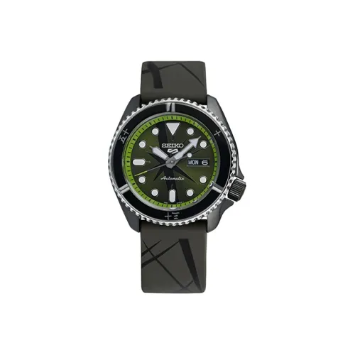SEIKO Механический Movement Унисекс SEIKO5 Часы 42,5мм*13,52мм Зеленый