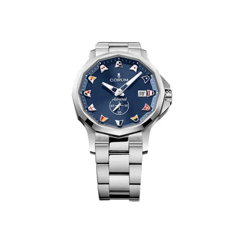 Corum Автоматический Механический Механизм Мужские Часы ADMIRAL Collection 42 мм Синий