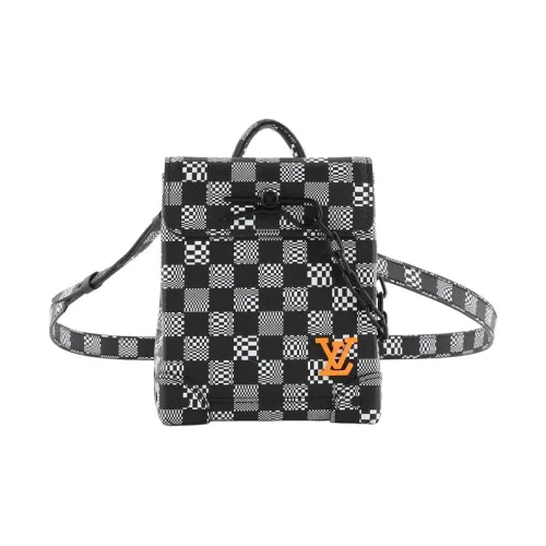 LOUIS VUITTON Steamer Кожа Маленькая Коробка Одно Плечо Сумка Экстра Маленькая Мужская