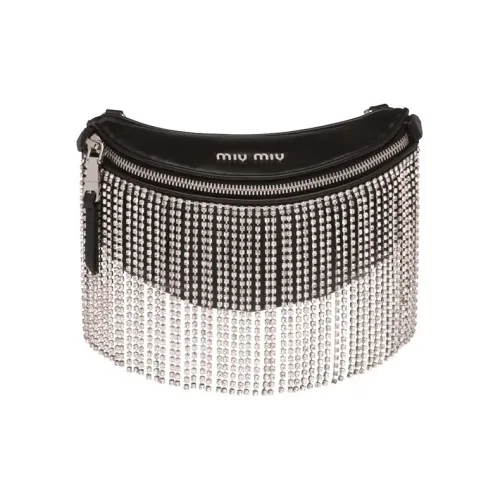 MIU MIU Soft Sheep Leather Wallet Women's Black