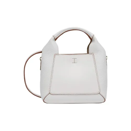 Furla Soft Calfskin Leather Tote Bag Shopping Bag Shoulder Bag Mini Women's White Marble