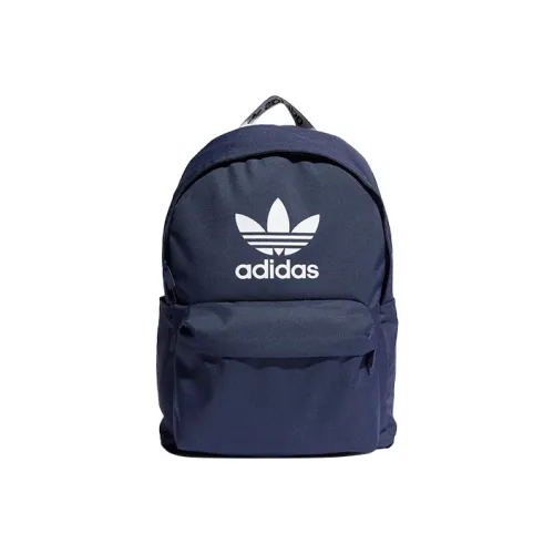 Adidas Originals Polyester Backpack Standard Unisex Dark Blue Adidas Originals Полиэстер Рюкзак Стандартный Унисекс Темно-синий