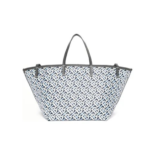 Burberry Canvas Сумка через плечо Сумка Мини Женская Белая Синяя