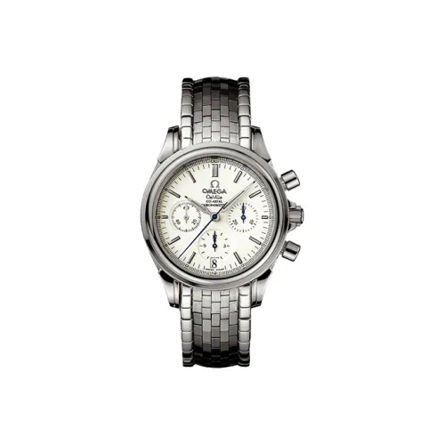 OMEGA Автоматический Механический Movement Женские Часы Elegant Saucer Series 35 мм Белые