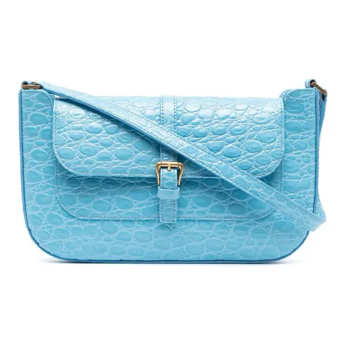 By Far Miranda Коровья кожа Сумка на плечо Стандартная Женская Синяя