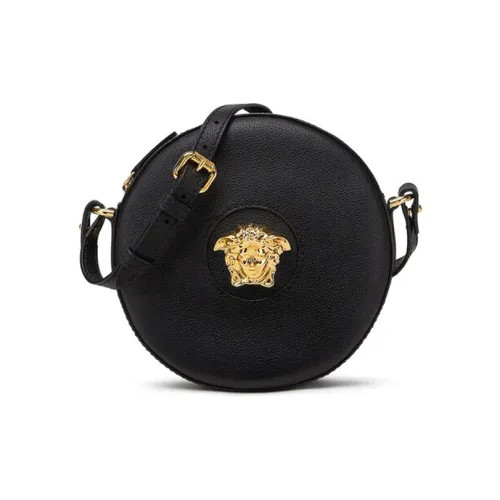 FANSIZHE La Medusa Кожа Круглая Camera Сумка Сумка через плечо Сумка на плечо Женская Черная