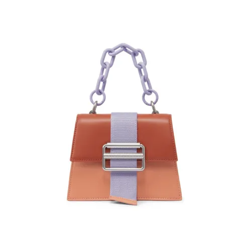 CHARLES KEITH ПУ (полиуретан) Charles Keith Сумка Цепочка Через плечо Сумка Маленькая Женская Многоцветная