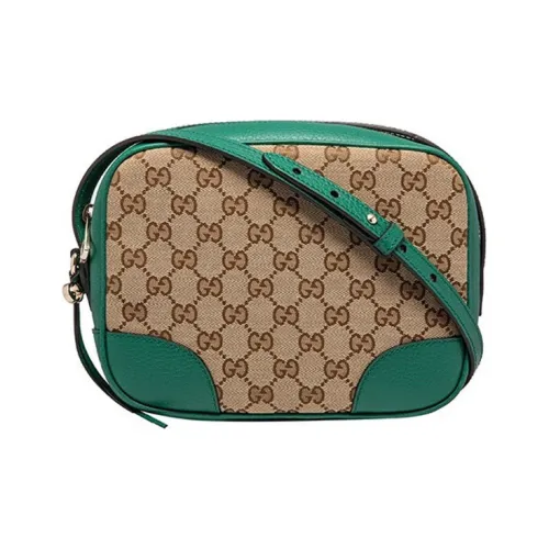 GUCCI Canvas с кожаными вставками сумка Camera сумка через плечо стандартная женская